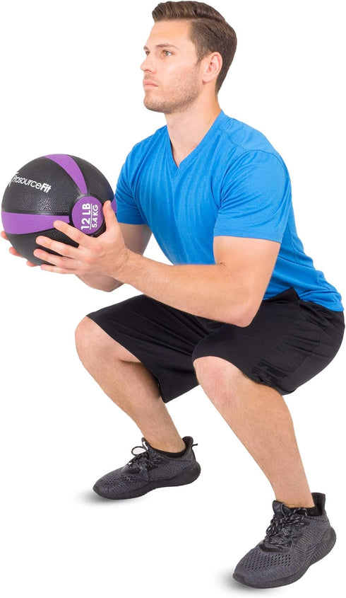 ProsourceFit Weighted Medicine Ball for Full Body Workouts