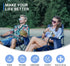 KingCamp Heavy Duty Oversized Comfy Folding Outdoor Portable Lawn Adults Bag Chair with Cooler for Outside Camp