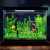 30pcs Fish Tank Accessories, Green Plastic Plants for Aquarium Decorations