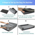 Dog Beds for Large Dogs - Orthopedic Egg Foam Sofa Dog Bed with Waterproof Lining, Removable Washable Cover, Non-Skid