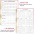 Fitness Journal Workout Planner for Women & Men, A5 Sturdy Workout Log Book for Gym & Home Workouts - Pink