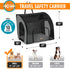 17 16 15in K&H Pet Products Enclosed Dog Cat Car Seat, Travel Safety Carrier for Pets, Dog Travel Car Seat, Soft-Sided