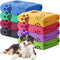 Chumia 8 Pcs Bulk Towels for Drying Dogs, Microfiber Quick Drying Bath Towels for Medium Pets (40 x 24 Inch, Colorful)