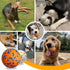 2 Pack Upgraded Indestructible Dog Tennis Balls for Aggressive Chewers, Interactive Durable Bouncy Chew Balls