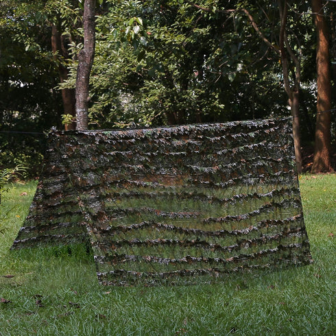 Zicac Outdoor Ghillie Suit | 3D Leafy Camo Poncho for Men | Hunting, Bird Watch, Military CS Cloak