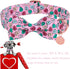 Valentine Dog Collar with Bow Tie, Cotton Pink Collar for Puppy Girl Boy Dog or Cat, XS, Neck 8-12in
