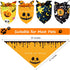 8 Pieces Halloween Dog Bandanas, Adjustable Pet Scarf for Halloween Holiday Costume, Spider Style