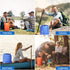 TOMSHOO Dry Bag 3-Pack/5-Pack, Lightweight Waterproof Roll Top Sack Set for Hiking, Fishing, Camping, Boating
