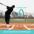 Bandit Sports Mini Popper Plastic Baseballs, Made of Impact-Resistant and Rebounding Material, Perfect Practice