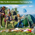 400lbs Outdoor Folding Camping Chair with Cup Holder, Storage Bag, Large Anti-Sink Feet, Capacity, Breathable Mesh