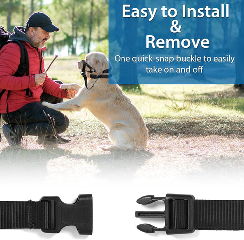 BARKLESS Soft Dog Head Collar, No Pull Training Tool for Small Dogs, Gentle Halter for Heavy Pullers
