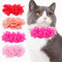 Dog Collar Charms with Large Flowers - 4, 6, or 20PCS Attachment for Small Medium Big Girl Cat Puppy Rabbit