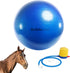 Rural365 Large Horse Ball Toy - 40in Anti-Burst Giant Horse Ball with Pump Included (Blue)