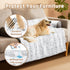 Large Dog Couch Bed - Faux Fur Waterproof Dog Bed for Couch Protector, Calming Washable Memory Foam Pet Sofa Cover,