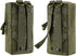 FRTKK 2 Pack Molle Pouches - Tactical Compact Water-Resistant EDC Utility Pouch Bag