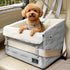 35 lbs Dog Car Seat for Small Dogs Patented Safety Buckle, Booster Seat with Safety Leash, Travel Car Seats for Dogs Up