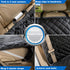 VIEWPETS Bench Car Seat Cover Protector - Waterproof, Heavy-Duty and Nonslip Pet Car Seat Cover for Dogs with X-Large