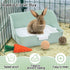 Reallnaive 15 Set Pcs Rabbit Starter Kit Small Rabbit Litter Box Girls Gift Animal Grooming Kit Bunny Toys Bowl