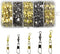 Snap Swivels Fishing Kit - Barrel Swivels with Safety Snap Connector for Saltwater, Freshwater Fishing Gear
