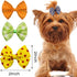 PET SHOW 20 Pairs Big Bowknot Dog Hair Bow Clips with French Barrette for Small, Medium, Large Dogs