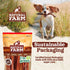 Natural Farm Bacon & Cheese Flavor Filled Cow Hooves for Dogs, 4-Pack