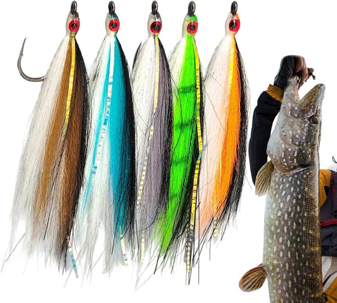 Generic Fishing Lures - Fishing Bait, Bass Lure, 5 Pieces Artificial Saltwater Bait
