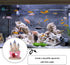 Heart Castle Statue, Aquarium Castle Fish Hidden Cave Ornament for Reptile Decor and Accessories