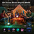 1000LM, 2700K-6500K 16 Dimmable Consciot Smart RGBTW Battery Powered LED Lantern with APP Control, Tunable White