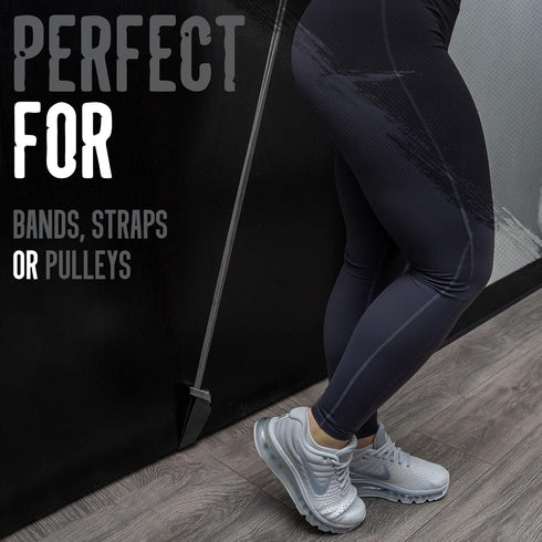 Gradient Fitness Door Anchor for Resistance Bands - Heavy Duty Anchors for Stretching Straps and Physical Therapy