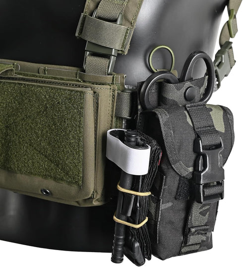SABADO Tactical Blow Out Medical Pouch - Bleeder Emergency First Aid Kit MOLLE Clip Trauma Shears Holder
