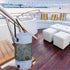 Portable Medium Hoop Mesh Trash Bags for Boats, Reusable Trash Container for Boat Cabin, Kayak, Fishing