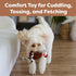SPOT 12" Gigglers Chicken Dog Toy with Giggle Sound, Textured Plush Tug Toy with Rope Legs, for Small and Medium Dog