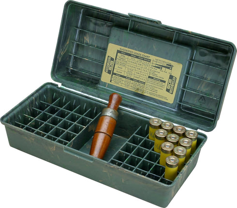 MTM 50-Round 20-Gauge Shotshell Case, USA Made, Wild Camo, SF-50-20-09