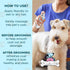 Professional Pet Grooming Spray for Dogs and Puppies, All-Natural Moisturizing Dog Detangler and Conditioner Coat Shine