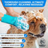 Kesarunique 8PCS Pet Grooming & Bathing Kit for Dogs & Cats, Dog Bathing Supplies with Silicone Dog Washing Gloves, Dog