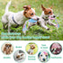 Puppy Teething Chew Toys, 4 Pcs with Interactive Cotton Ropes for Small Dogs, Rubber Chew Toys for Oral Teeth Soothe