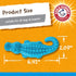 Arm & Hammer for Pets Nubbies Dental Toys, Gator Dental Chew Toy for Dogs, Reduces Plaque & Tartar