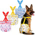 CZMIYRPY Female Dog Diapers 3 Pack Washable Dog Diapers Female Dog Diaper that
