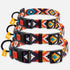 CollarDirect Aztec Dog Collar, Adjustable Nylon Tribal Pattern Pet Collar for Small Medium Large Dogs (Aztec Sunset)