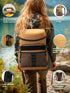 JOYHILL Backpack Cooler - Tactical Insulated Soft Cooler Bag, Large Capacity for 36 Cans/25 L, Leakproof for Men and