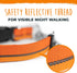 Mighty Paw Martingale Dog Collar 2.0 - Trainer Approved Limited Slip Collar with Heavy Duty Buckle, Large, Orange