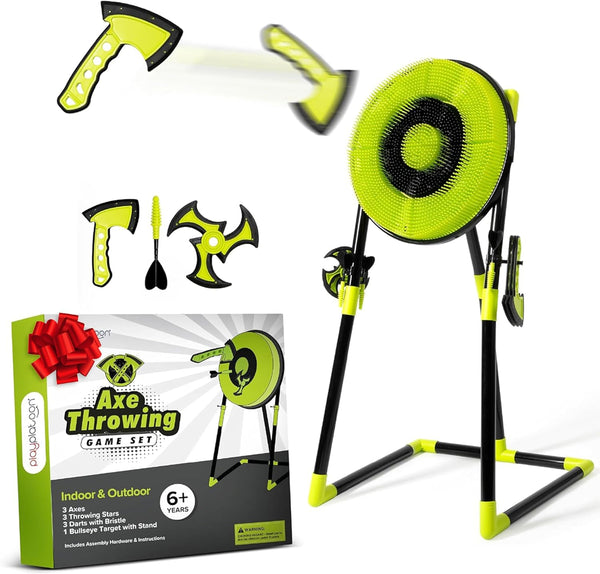 Play Platoon Kids Axe Throwing Game for Backyard, Ax Throwing Game Set