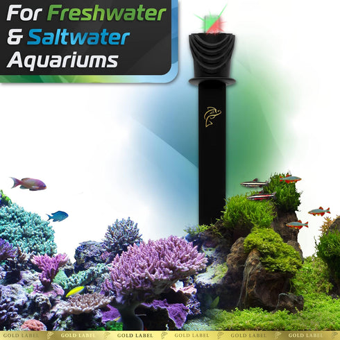 Premium Polymer Aquarium Heater, 150 Watts for Fresh & Saltwater Aquariums, LED Temperature Control (25-50 Gallons)