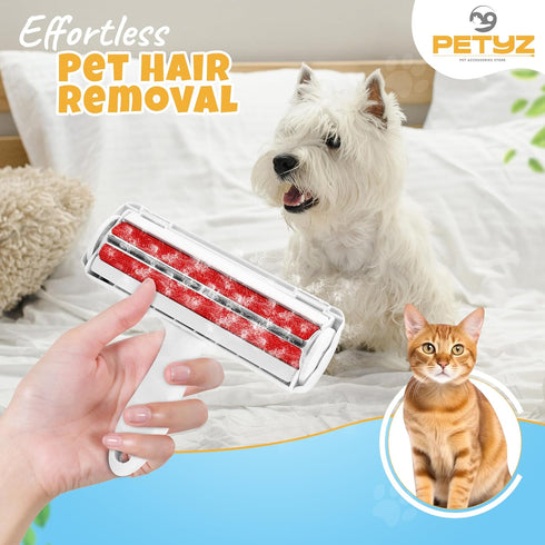 Pet Hair Remover and Reusable Lint Roller, Cat and Dog Hair Remover for Furniture, Couch, Carpet