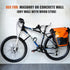 Ibera Bike Wall Mount - Secure Bike Storage up to 18kg with Adjustable Frame Holder & Soft Rubber Cradles