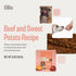 Ollie Beef & Sweet Potato Jerky Treats, 15 oz - All Natural Ingredients, Meat-First Recipe, No Preservatives