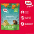 7 Oz 6 Pack Dole for Pets Dog Biscuits Assorted Spinach + Pumpkin Mix, Real Vegetable Flavor Vegan Crunchy Treats, No