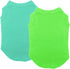 Chol&Vivi Plain Dog T-Shirt, 2pcs Blank Cotton Shirts for Extra Small to Extra Large Dogs, Sleeveless Tank Top, Light
