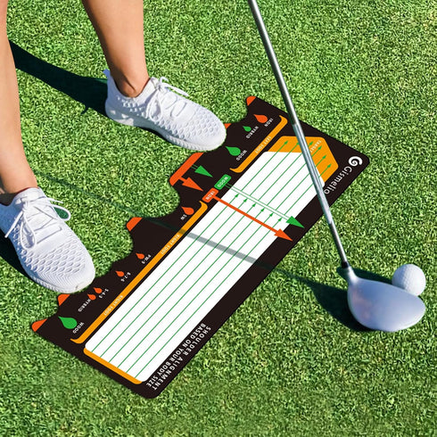 Golf Training Mat for Beginners, Posture Assistance and Stance Corrector, Golf Training Aids Pad for Men Women