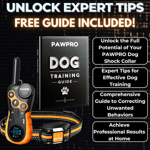 Dog Shock Collar with Remote, 4-Mile Range, 124 Training Levels, Waterproof Rechargeable, Beep Vibration Shock,